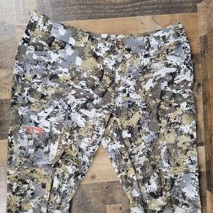 Sitka Gear Women 40 Equinox Pants Whitetail Camo Hunting Wind Water Resistant‎